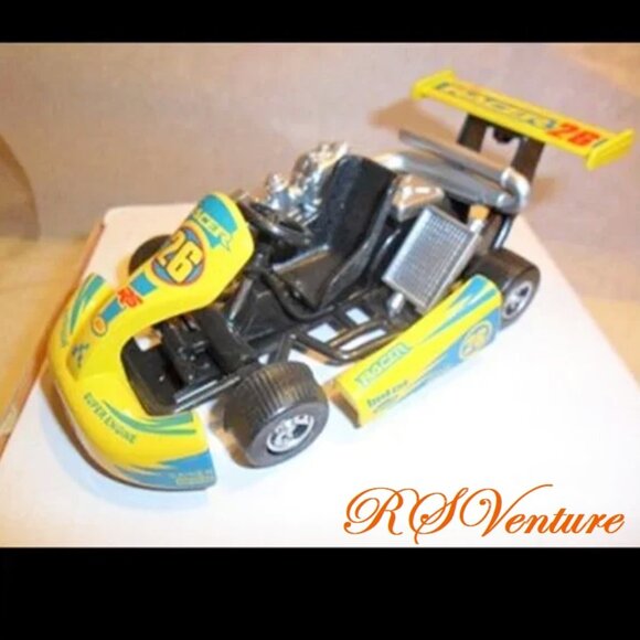 Die-cast Go-Kart Yellow - Picture 2 of 3